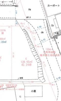 江南区茗荷谷土地　C 区画図