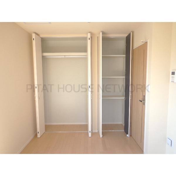 壁一面収納あり