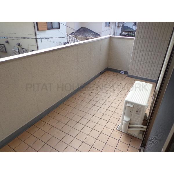 広々バルコニー