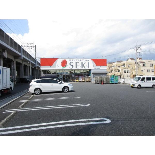 ドラッグストアセキ与野西堀店:741m