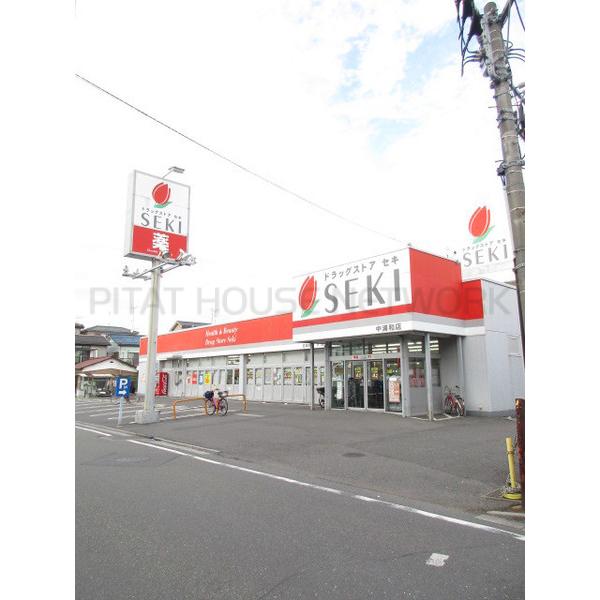 ドラッグストアセキ中浦和店:396m