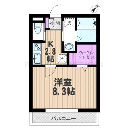広々1Kタイプ