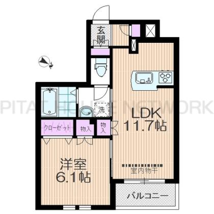 人気の1LDK