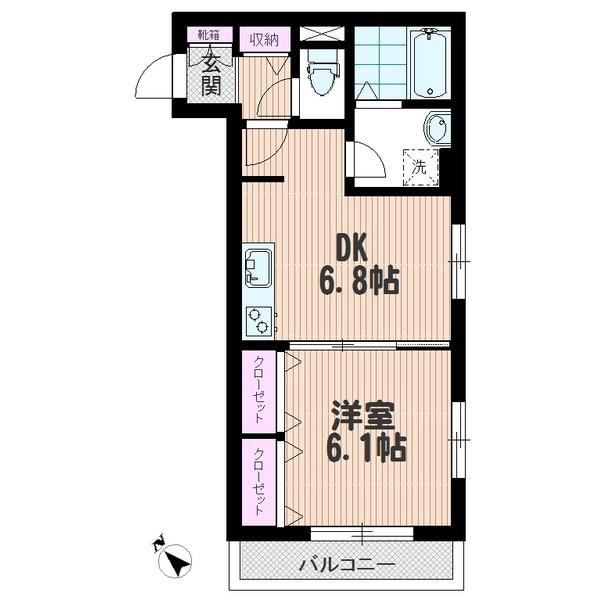 最上階・角部屋！