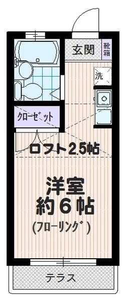 広々ロフト付