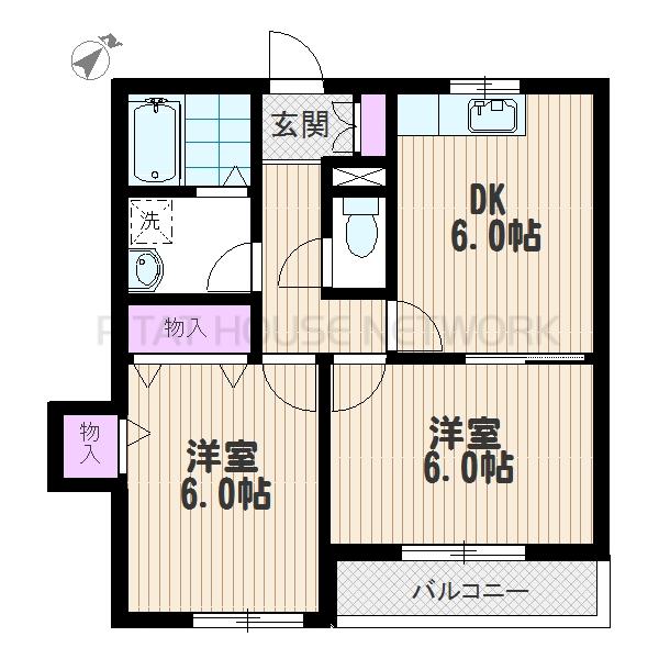 明るい南向きのお部屋