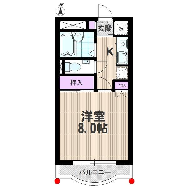 ベルデュール小西（302） 間取り図画像