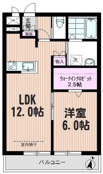 【ヘーベルメゾン】Maison Anesis Ⅱ（305） 間取り図画像