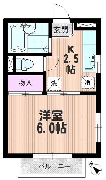 最上階・角部屋