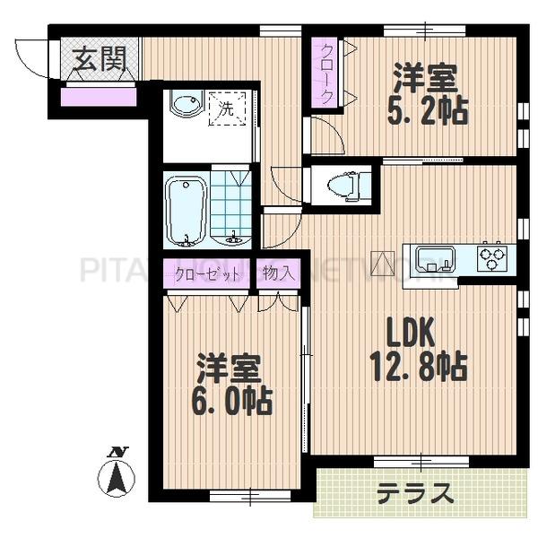 角部屋・収納たっぷり