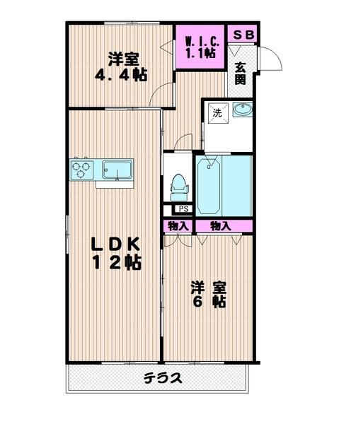 2LDKタイプ