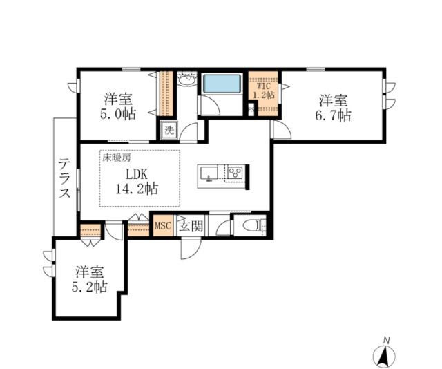  間取り図写真