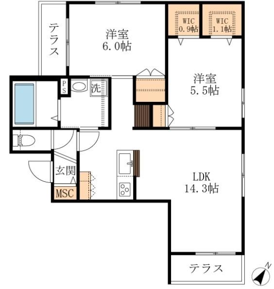  間取り図写真