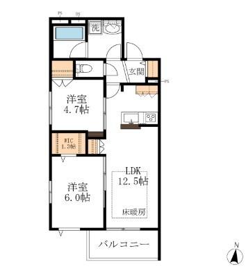  間取り図写真