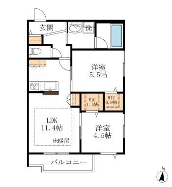  間取り図写真