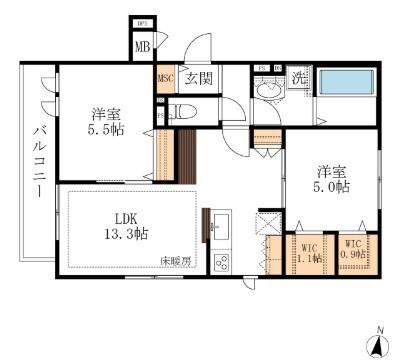  間取り図写真