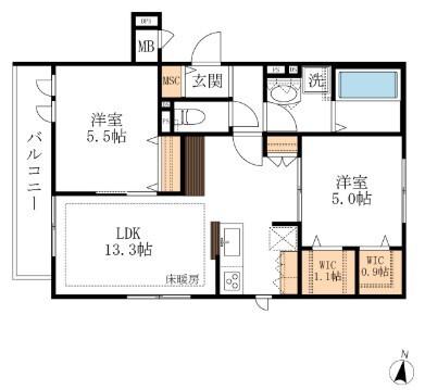  間取り図写真