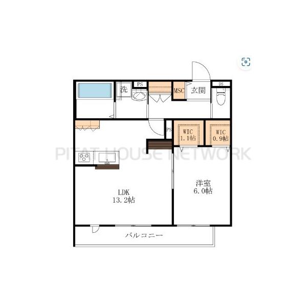※同タイプの部屋参考