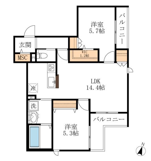  間取り図写真