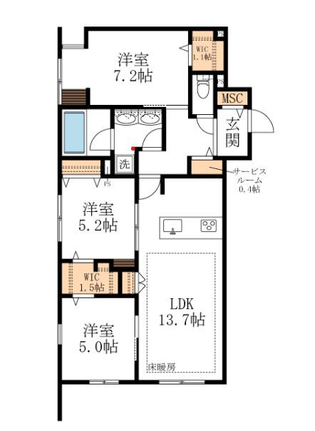  間取り図写真