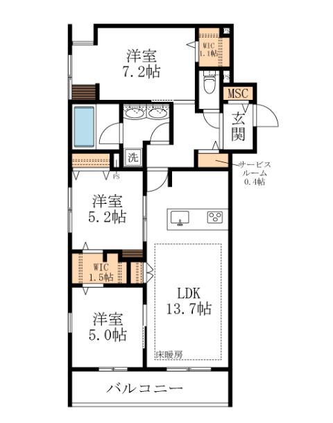  間取り図写真