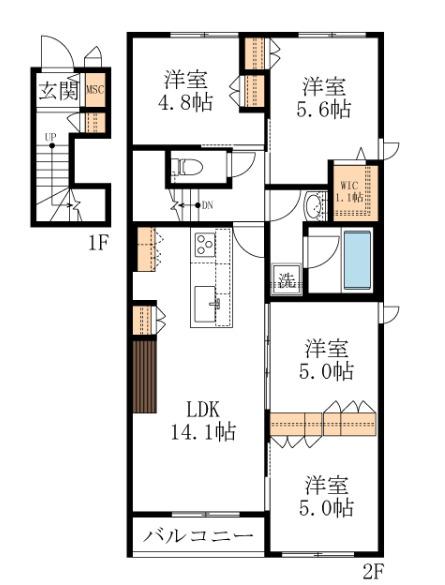  間取り図写真