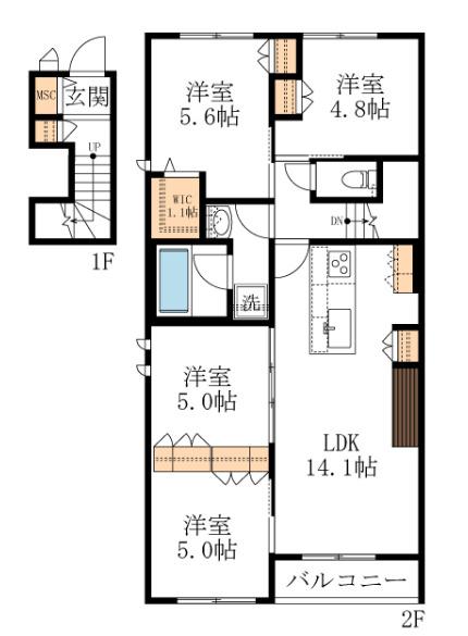  間取り図写真