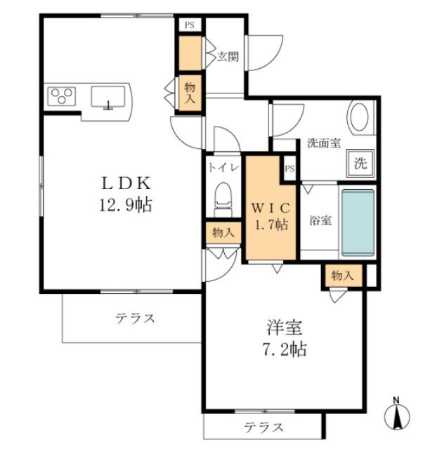  間取り図写真