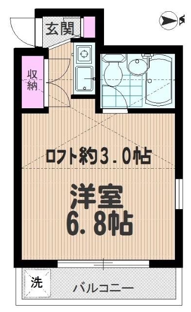 大きな出窓＆ロフト付