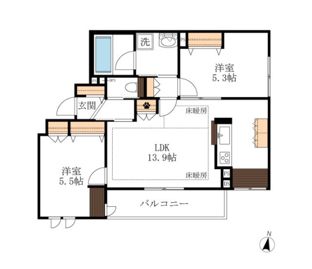  間取り図写真