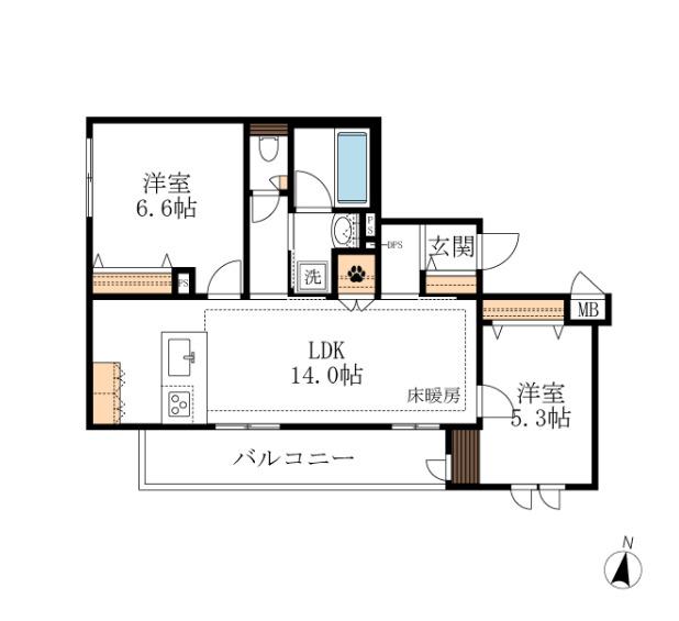  間取り図写真