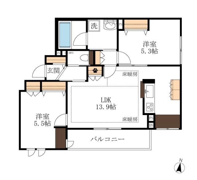  間取り図写真
