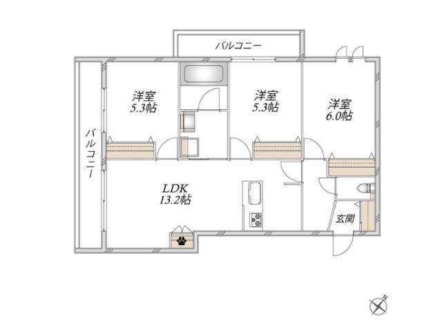  間取り図写真