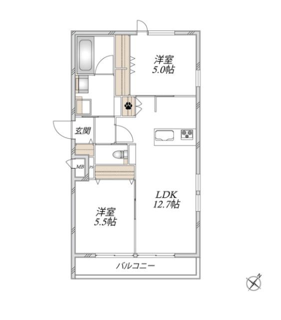 間取り図写真
