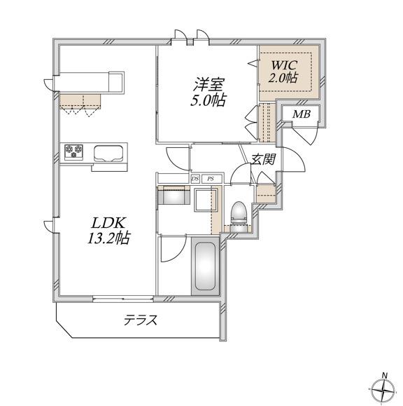  間取り図写真