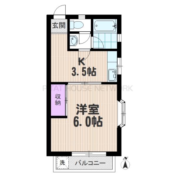 2階・角部屋!