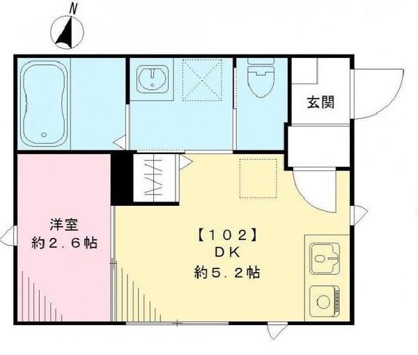 カーサオリーヴァ 間取り図画像