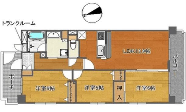  間取り図写真