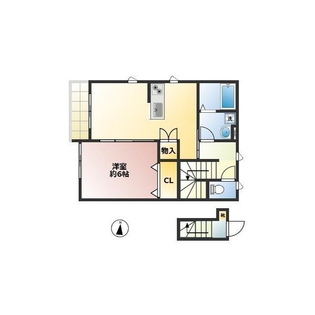 チャコールハウス 間取り図画像
