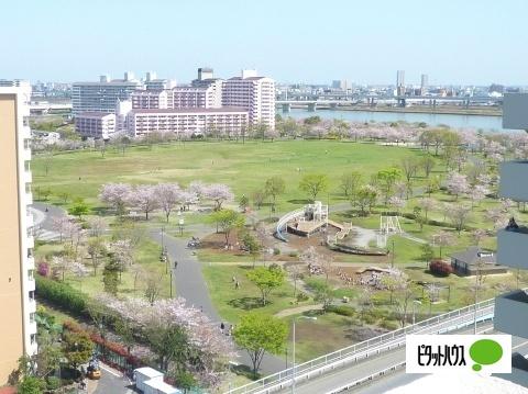 小松川緑地：1230m