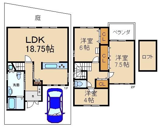  間取り図写真