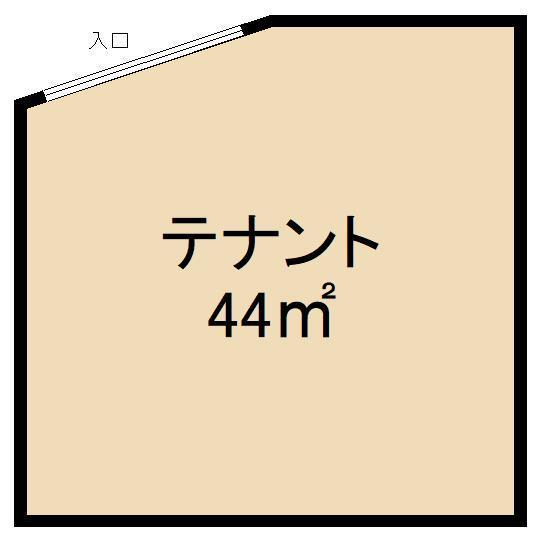 寝屋川市寿町店舗 間取り図画像