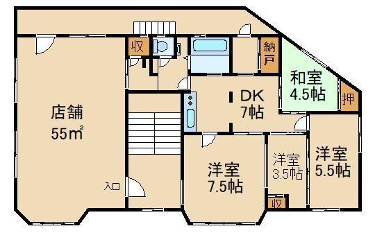  間取り図写真