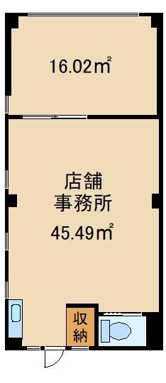枚方市堂山店舗 間取り図画像