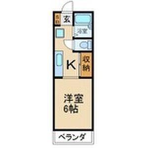 守口市藤田町アパート 間取り図画像