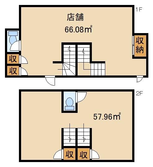 枚方市養父東町店舗 間取り図画像