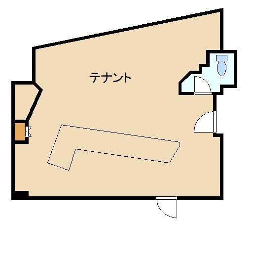 枚方市川原町店舗 間取り図画像