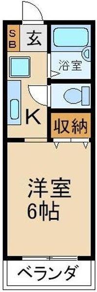 枚方市牧野阪アパート 間取り図画像