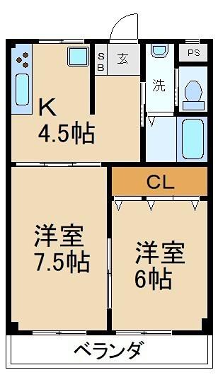 門真市末広町マンション 間取り図画像