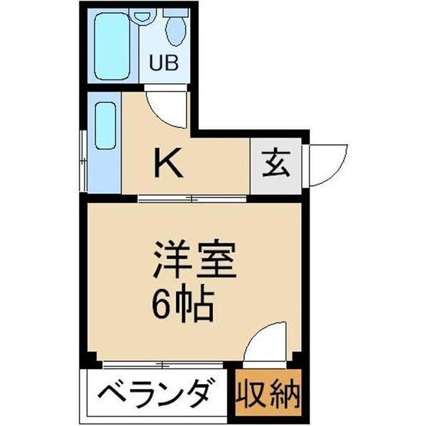 寝屋川市萱島桜園町アパート 間取り図画像